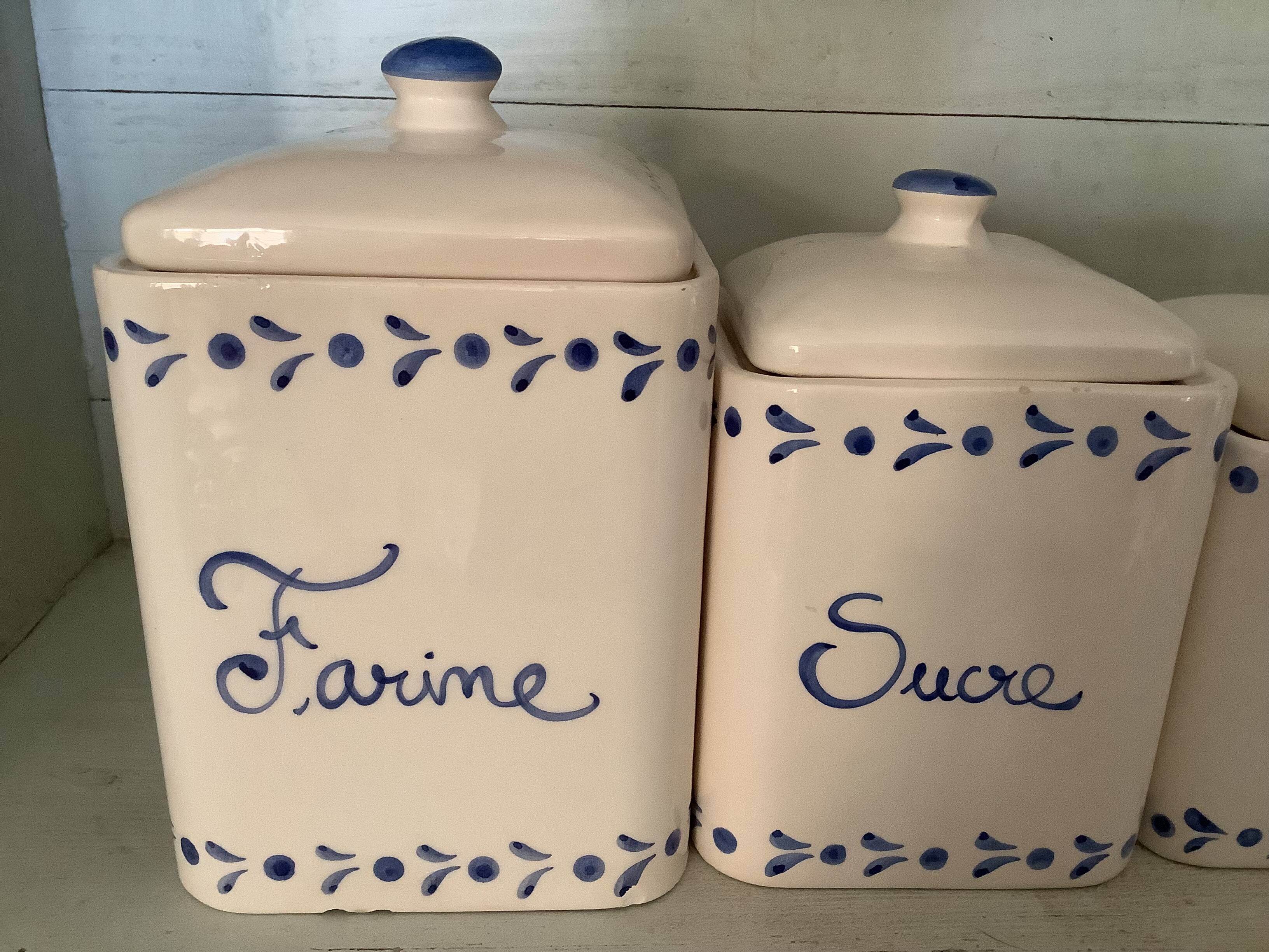 Earthenware spice boxes