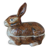 Old rabbit pie dish, ceramic terrine