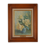 Oil on canvas Bouquet of roses