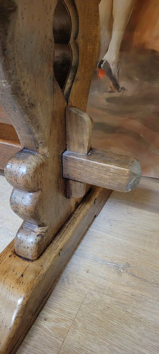 Large farmhouse or monastery table in solid oak.