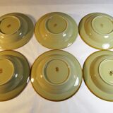 Hollow plates in brown sandstone