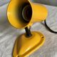 LITA wall lamp, adjustable, vintage 1960s, yellow lacquered metal spotlight