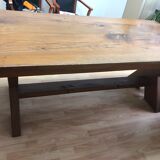 Solid wood dining table