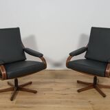Office Armchairs from Soda Galvano, Norway, 1960s, set of 2