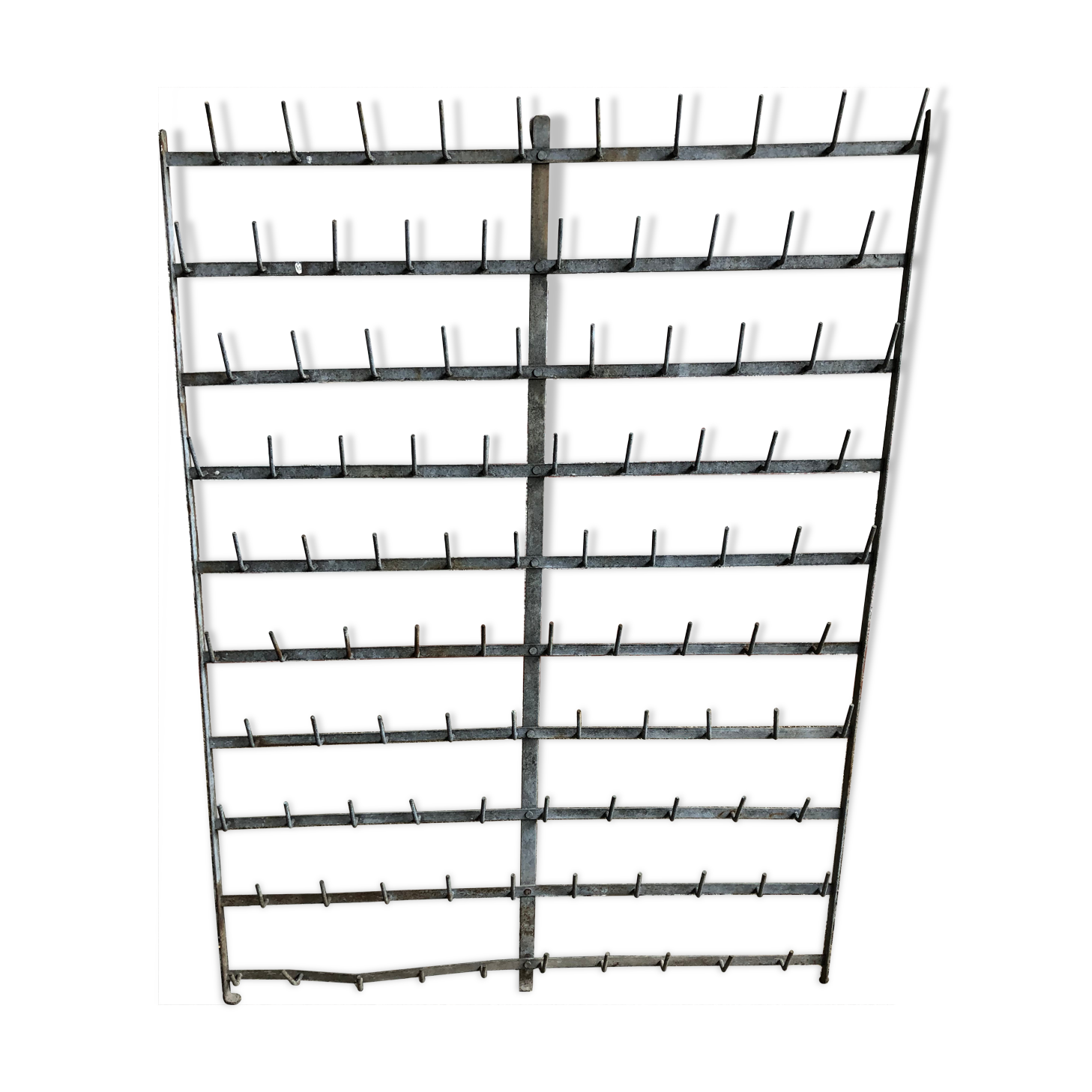 Old Drainer Hedgehog Door Bottle Vertical Metal 100 Vintage Bottles
