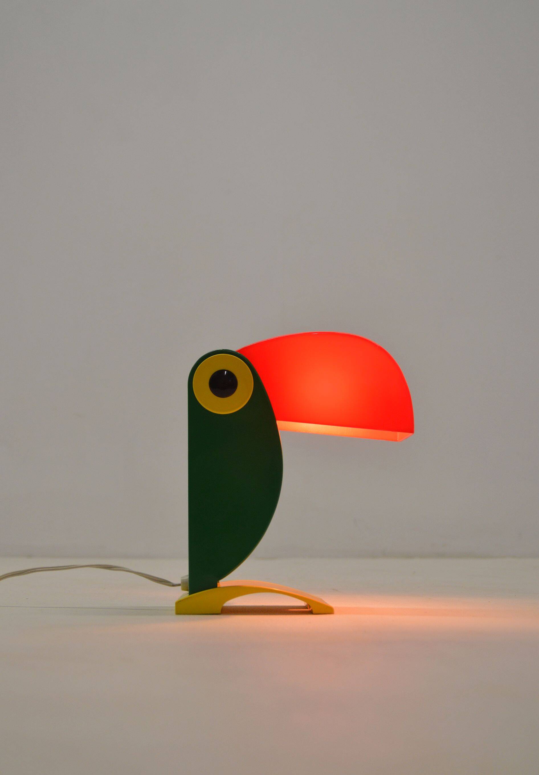 Toucan lamp designed by Enea Ferrari for Old Timer Ferrari, 1970