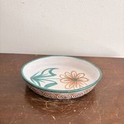 Plat Ovale Marguerite Céramique Vallauris Robert Picault Vintage 50's
