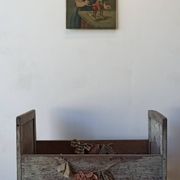 Old, antique cradle.