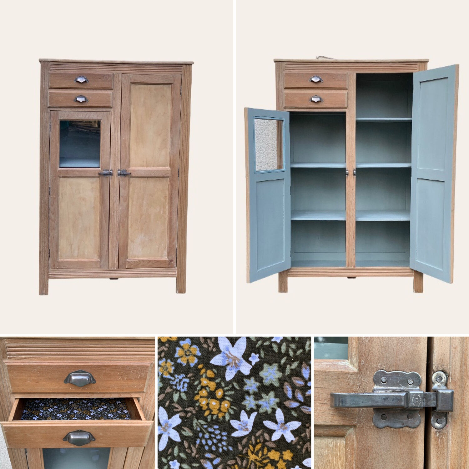 Buffet parisien bois brut 1940
