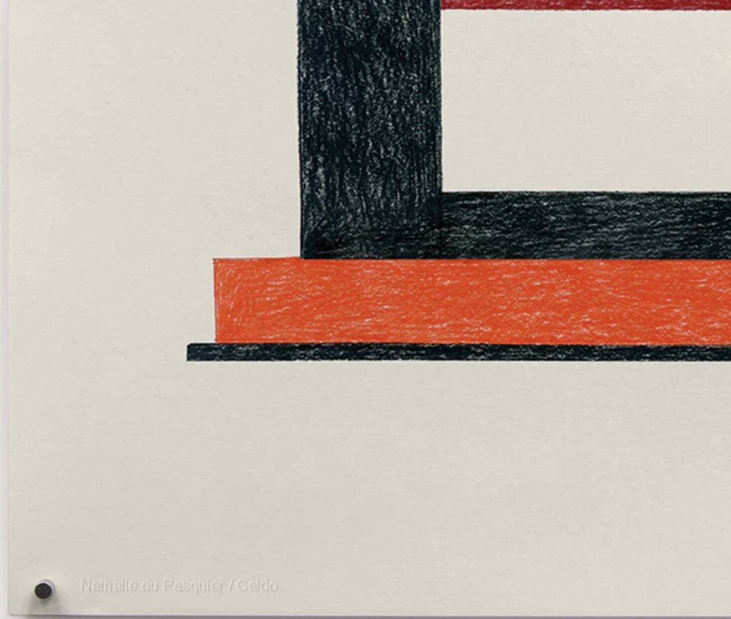 Lithographie Nathalie du pasquier
