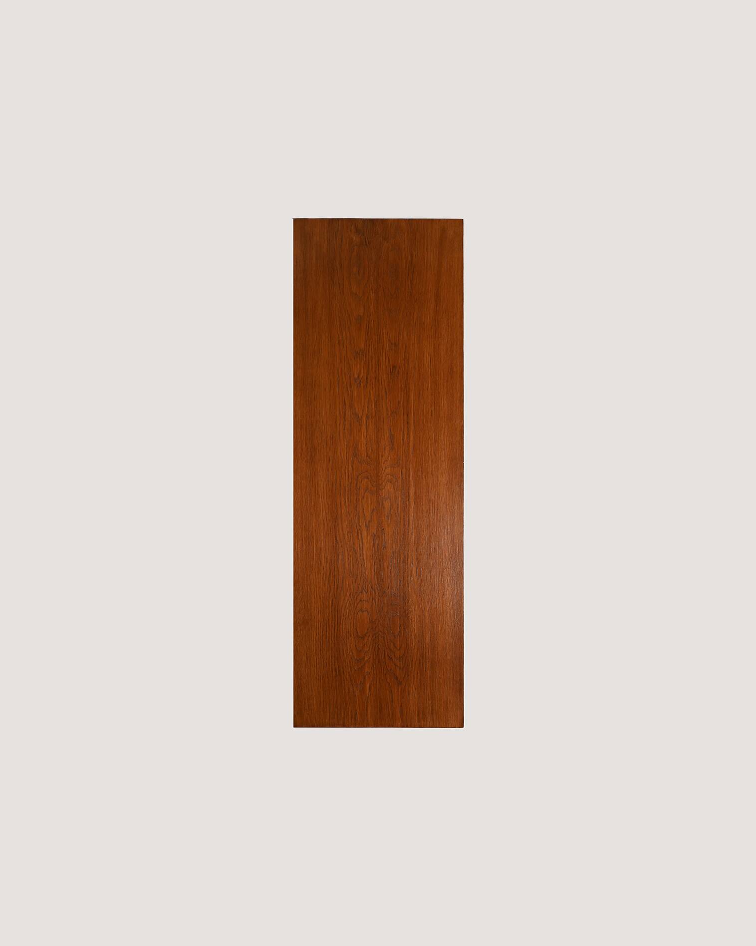 Scandinavian oak cabinet with tambour door, 1960s