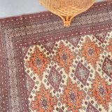 Oriental pakistan gray-purple rug 196cm x 126cm