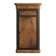 Antique bedside table in walnut and painted wood.