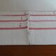 Lot 6 torchons anciens coton monogrammés LM