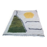 Handmade wool Berber rug 150 X 100 CM