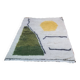 Handmade wool Berber rug 150 X 100 CM