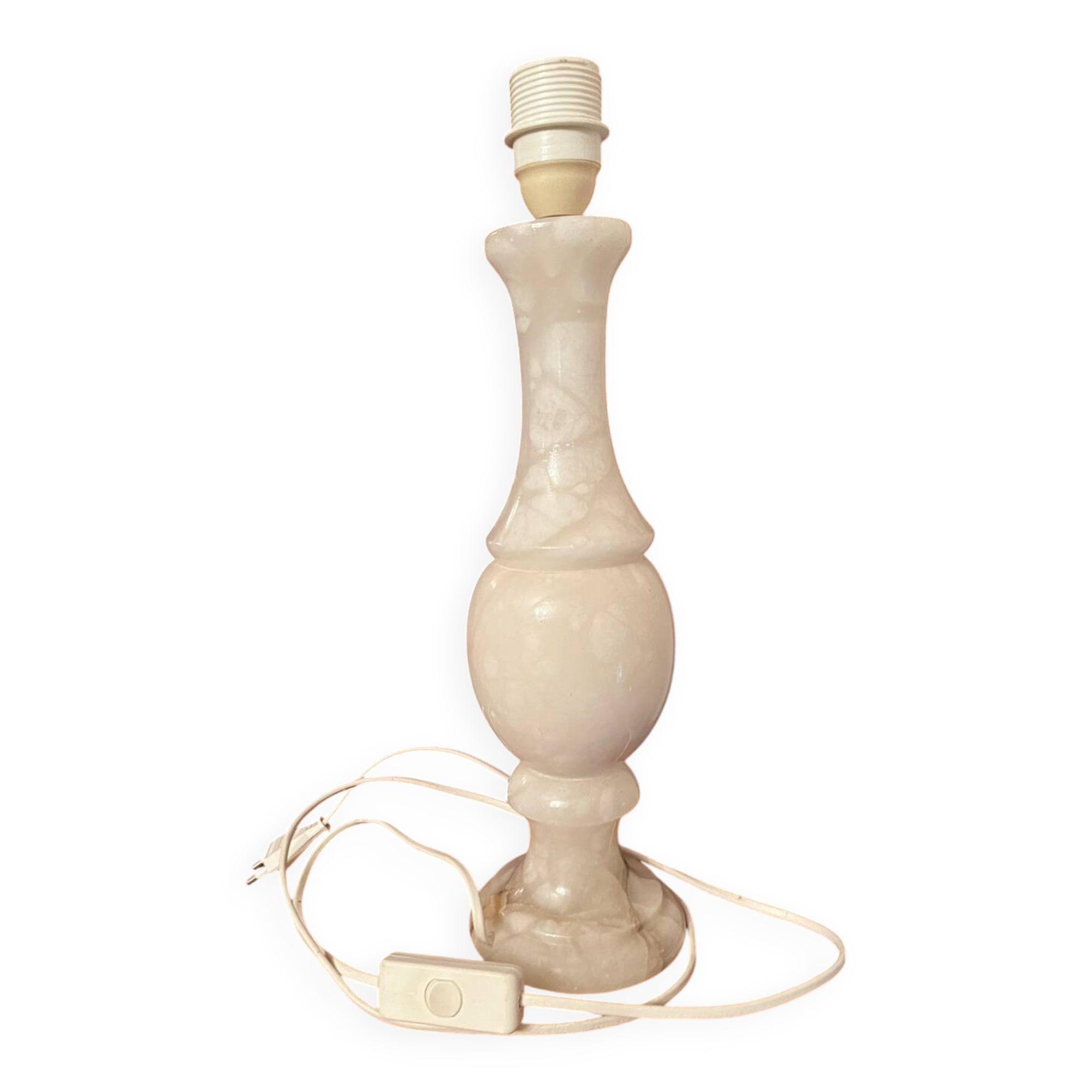 Marble lamp base
