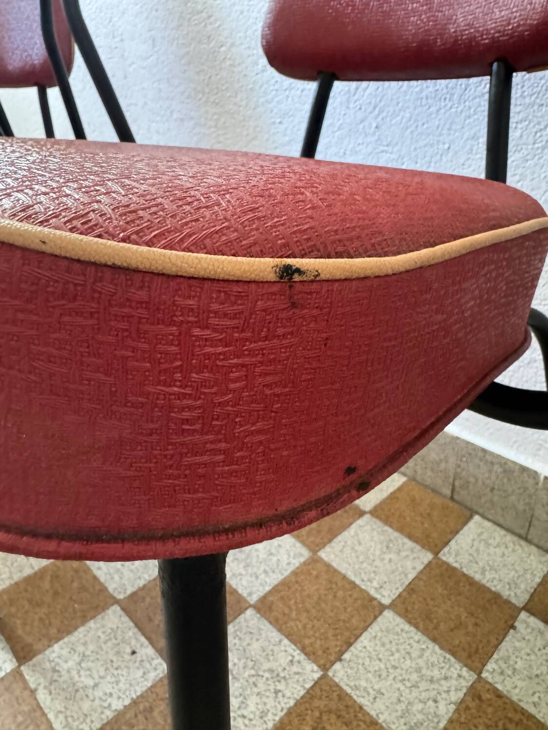 Tubular armchair chair from the 50s