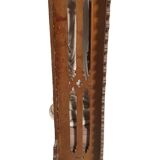 Carved wooden altar chapel shape with virgin al child h 58 cm religion