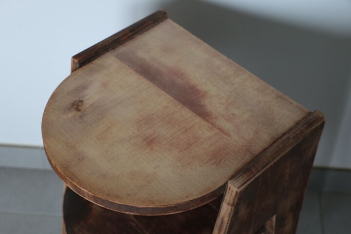 Bedside raw oak 1950