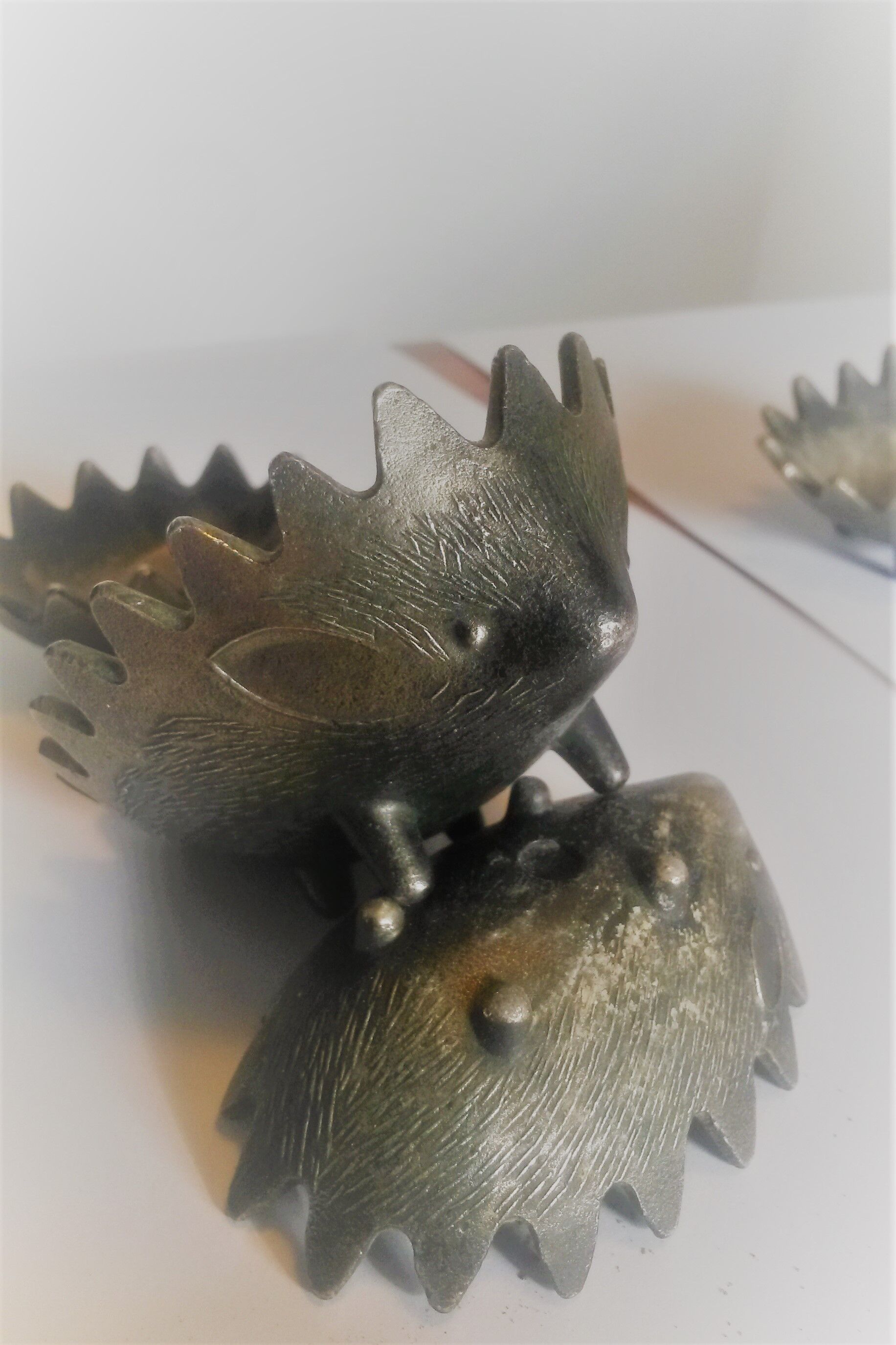 Ashtrays trundle hedgehog 1970