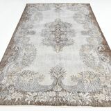 Gray & Brown Classic Turkish Rug, 176x294Cm