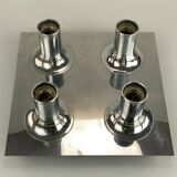 Applique murale cosaque chrome 60s 70s