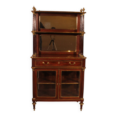 vitrine/bar d'époque Louis XVI en acajou