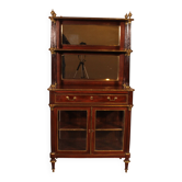 Louis XVI period mahogany display cabinet/bar