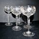 SAINT-LOUIS Balloon Wine Glass ROEMER in cut crystal star 1930 H15.3cm