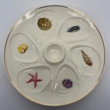 Vintage oyster plates