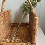 Vintage wicker basket