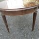 Table ovale de style Louis XVI années 70