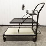 Trolley on wheels 1960 perforated metal