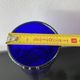 Vintage Scandinavian cobalt blue bubble glass vase from the brand.
