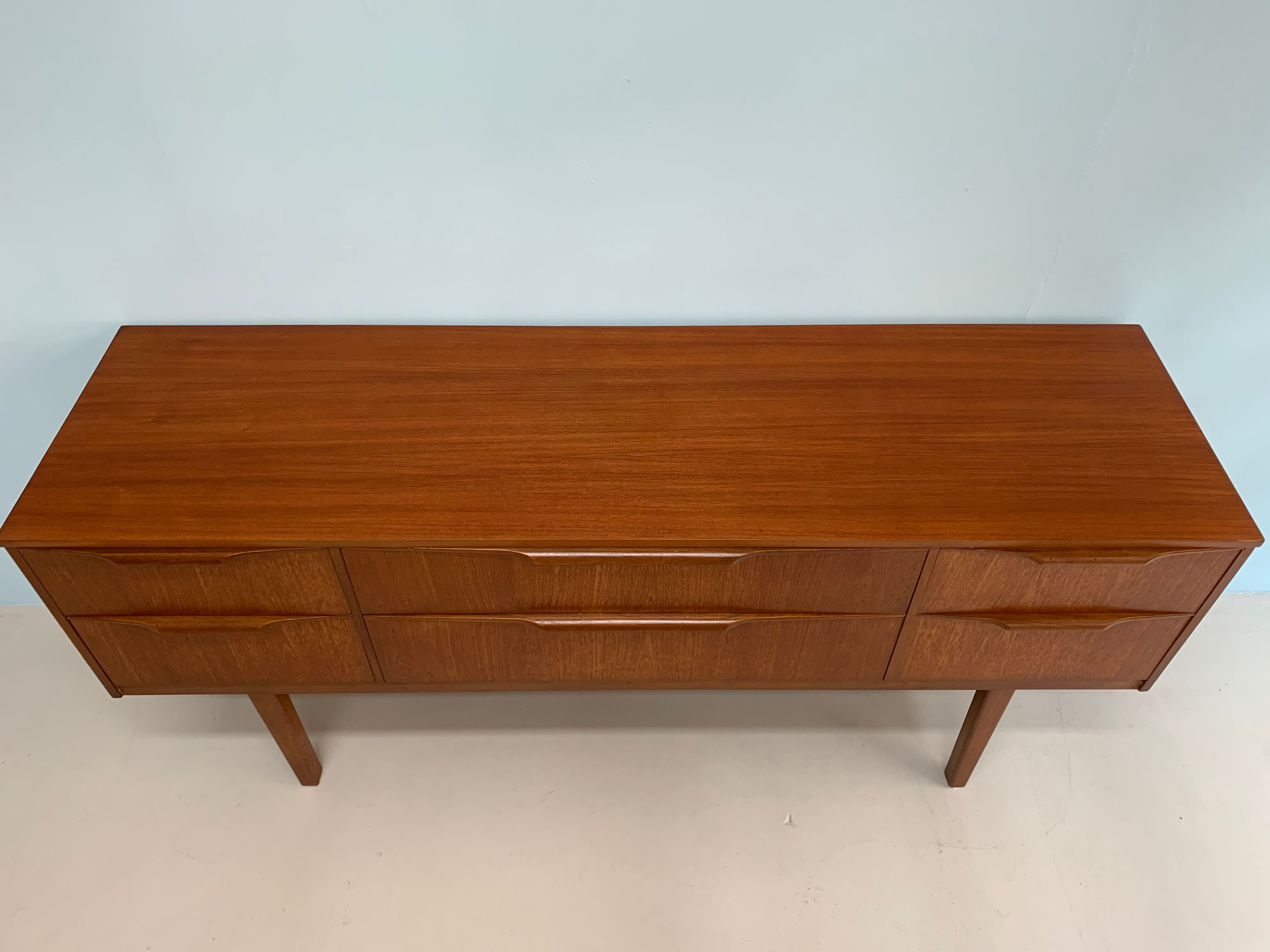 Vintage teak Austinsuite sideboard by Frank Guille 1960's