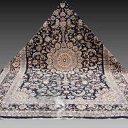 Oriental carpet kashmar iran in wool: 3.55 x 2.50 metres - circa: 1970 - "galerie sardje"