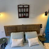 Rattan shelf