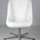 Armchair "Space Age", steel, fiberglass and imitation leather, France, circa 1970