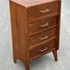 Commode chiffonnier vintage pieds compas design annees 60