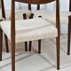 Chaises danoise en noyer