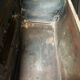Enamelled cast iron wood stove and earthenware Mirus