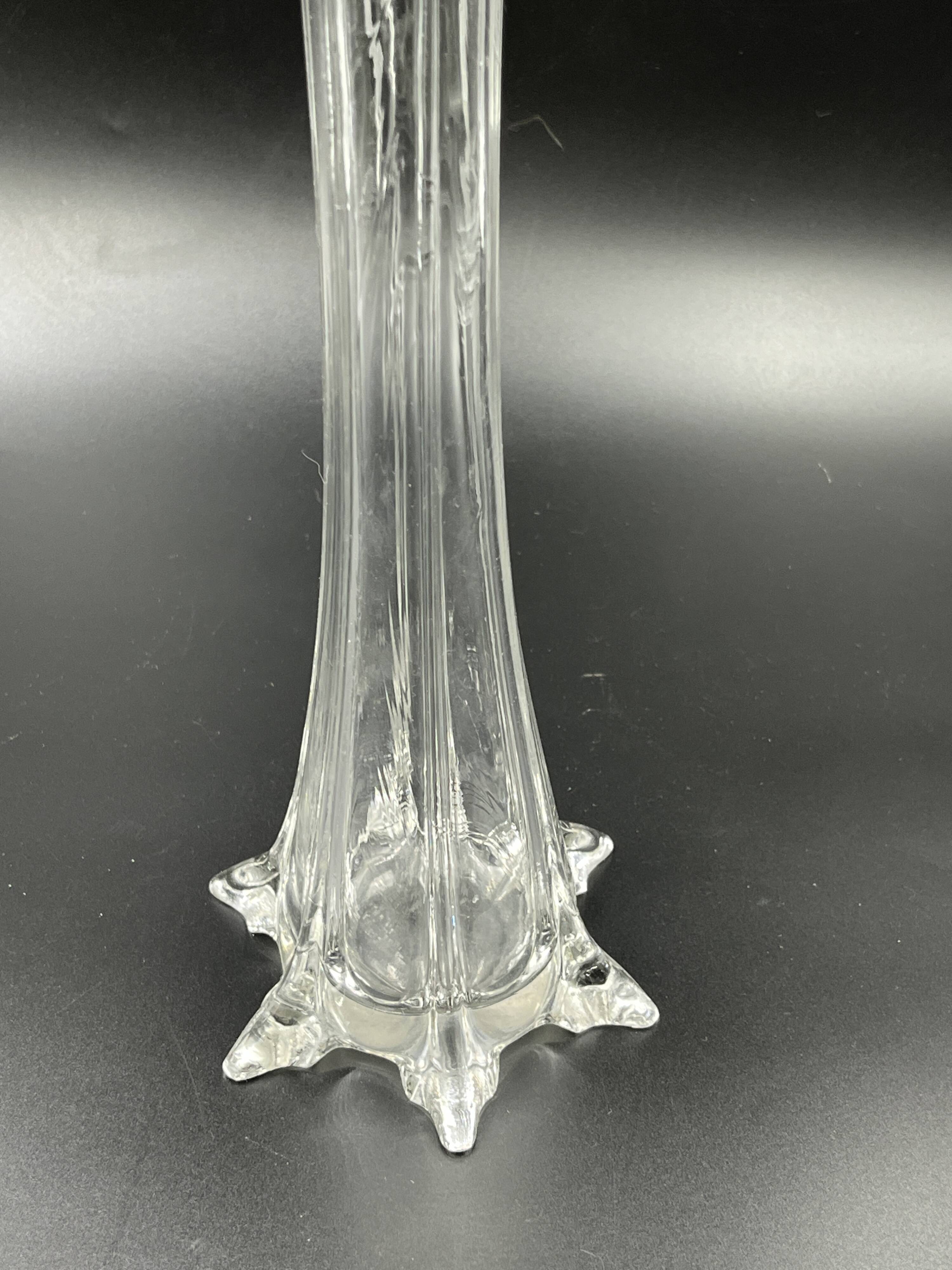 Art Deco moulded glass soliflore