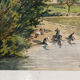 Watercolour - Les lavandières, 1914