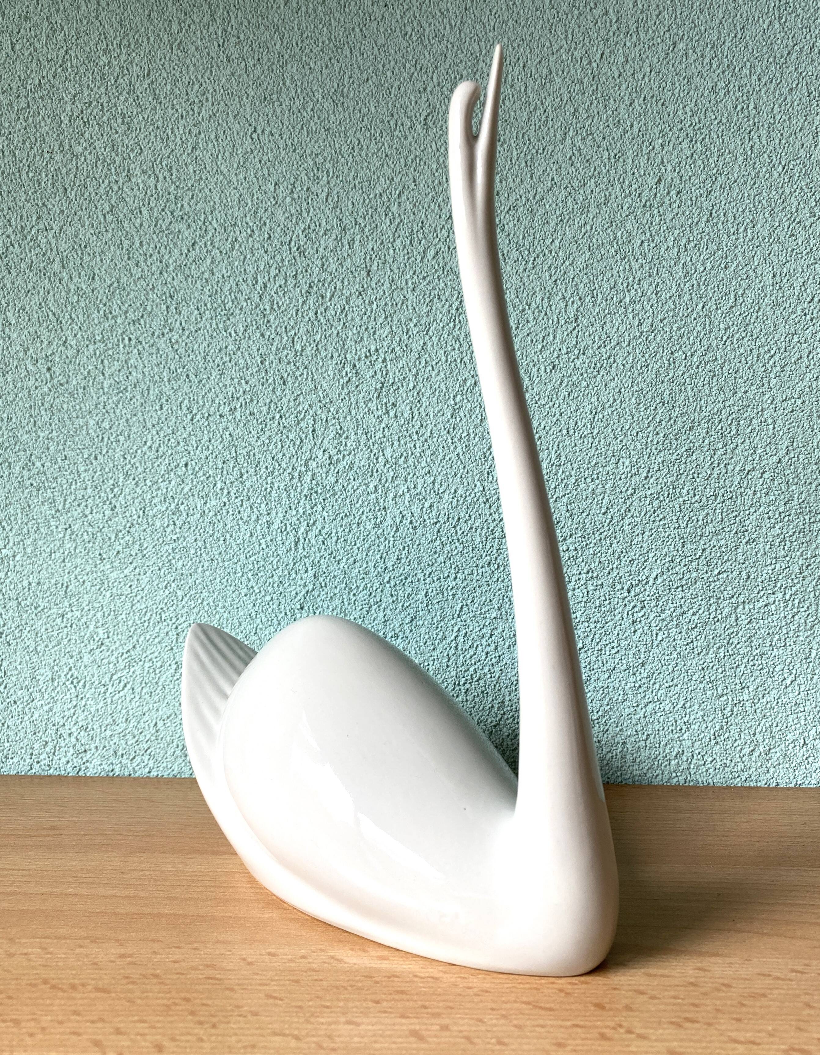 Figurine cygne Royal Dux années 1960