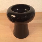 Vase moderniste céramique noir