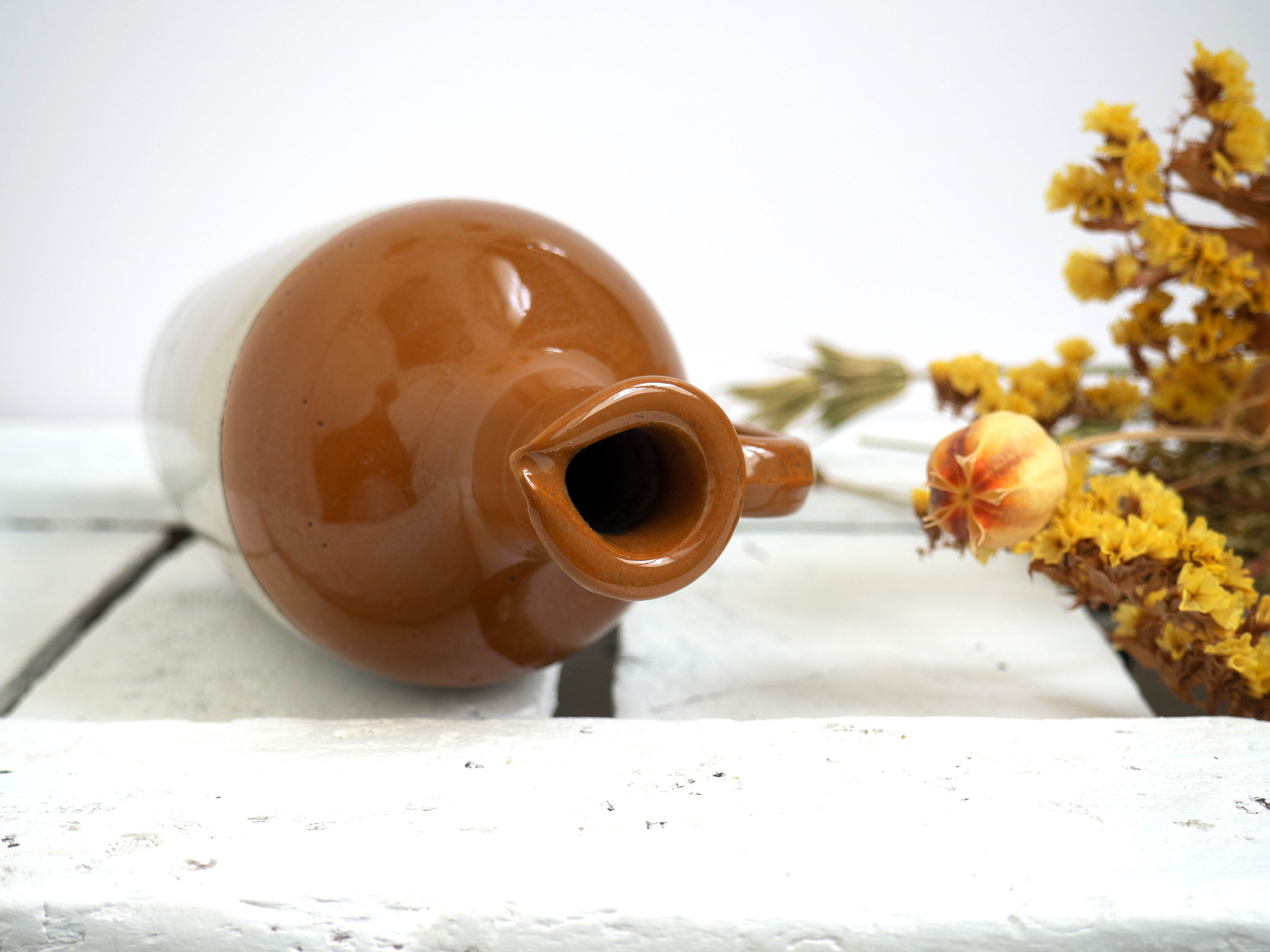 Vintage stoneware decanter/bottle