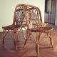 4 vintage rattan chairs