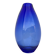 Large vintage cobalt blue blown glass vase