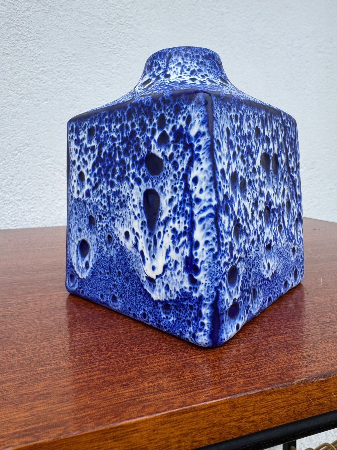 Vase carré ES Keramik, années 70